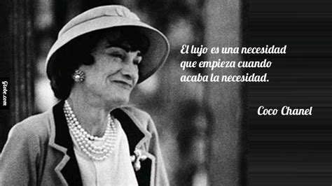 el lujo es una necesidad coco chanel